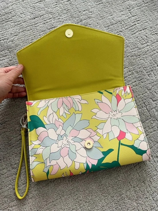 Ted Baker Floral Print Envelope Wristlet - Picture 8 of 12